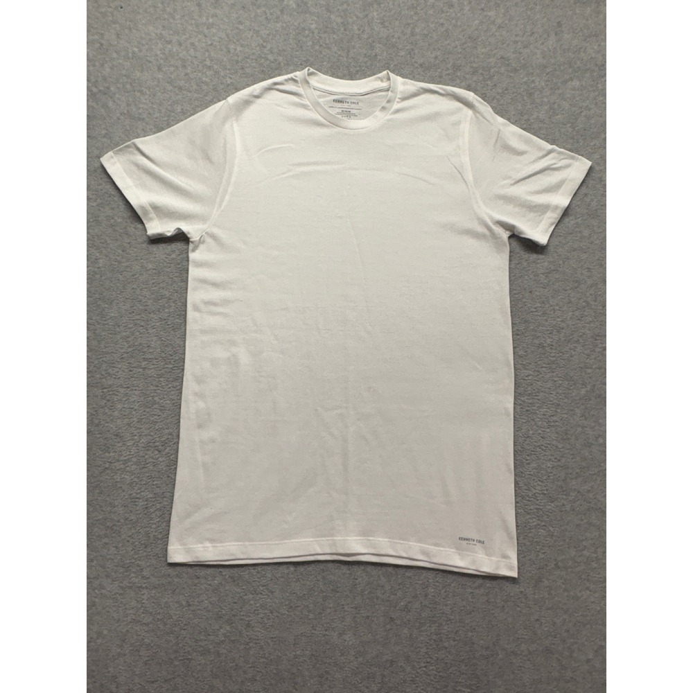 Kenneth Cole New York Mens Classic Fit White T-Shirt Size Medium Short Sleeve